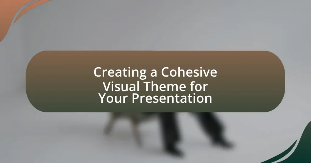Creating a Cohesive Visual Theme for Your Presentation