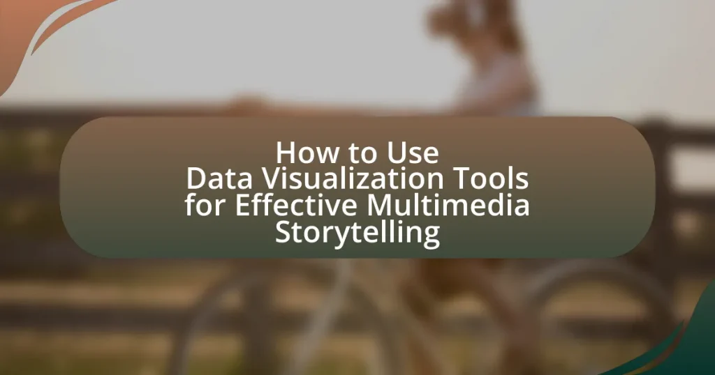 How to Use Data Visualization Tools for Effective Multimedia Storytelling