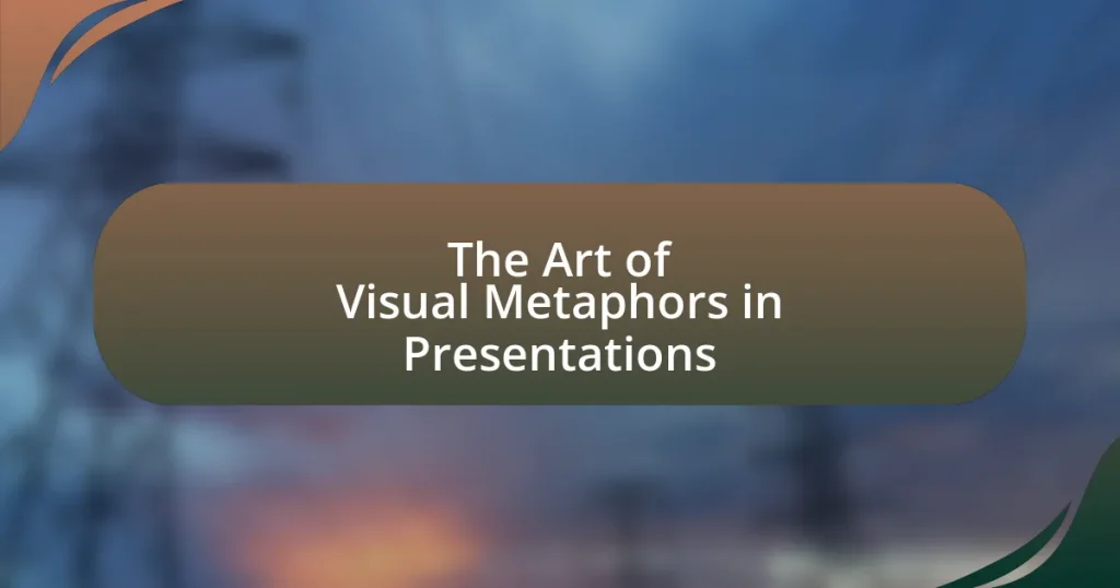 The Art of Visual Metaphors in Presentations