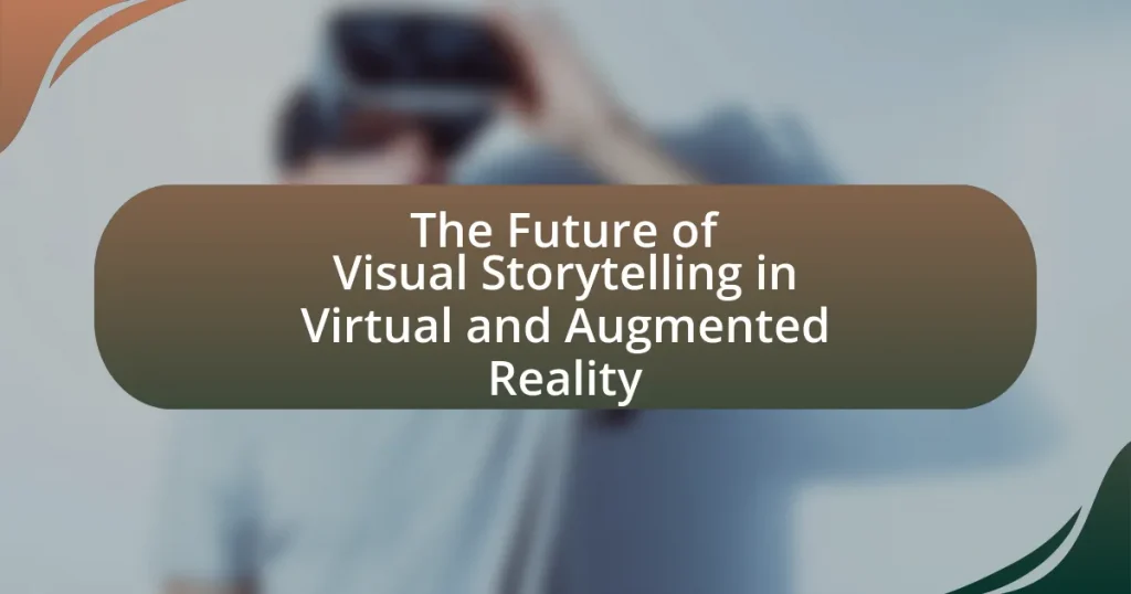 The Future of Visual Storytelling in Virtual and Augmented Reality