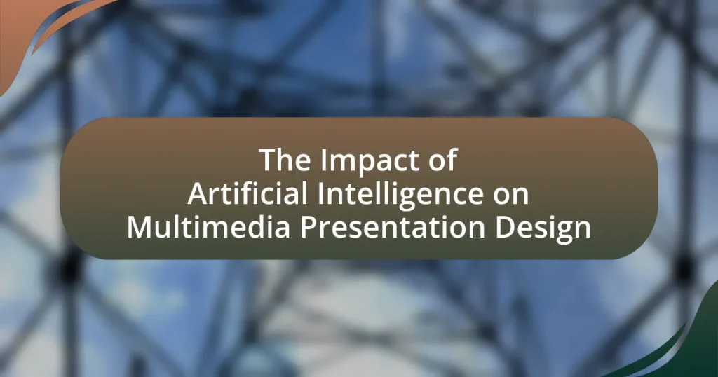 The Impact of Artificial Intelligence on Multimedia Presentation Design