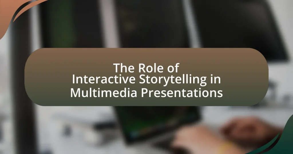 The Role of Interactive Storytelling in Multimedia Presentations