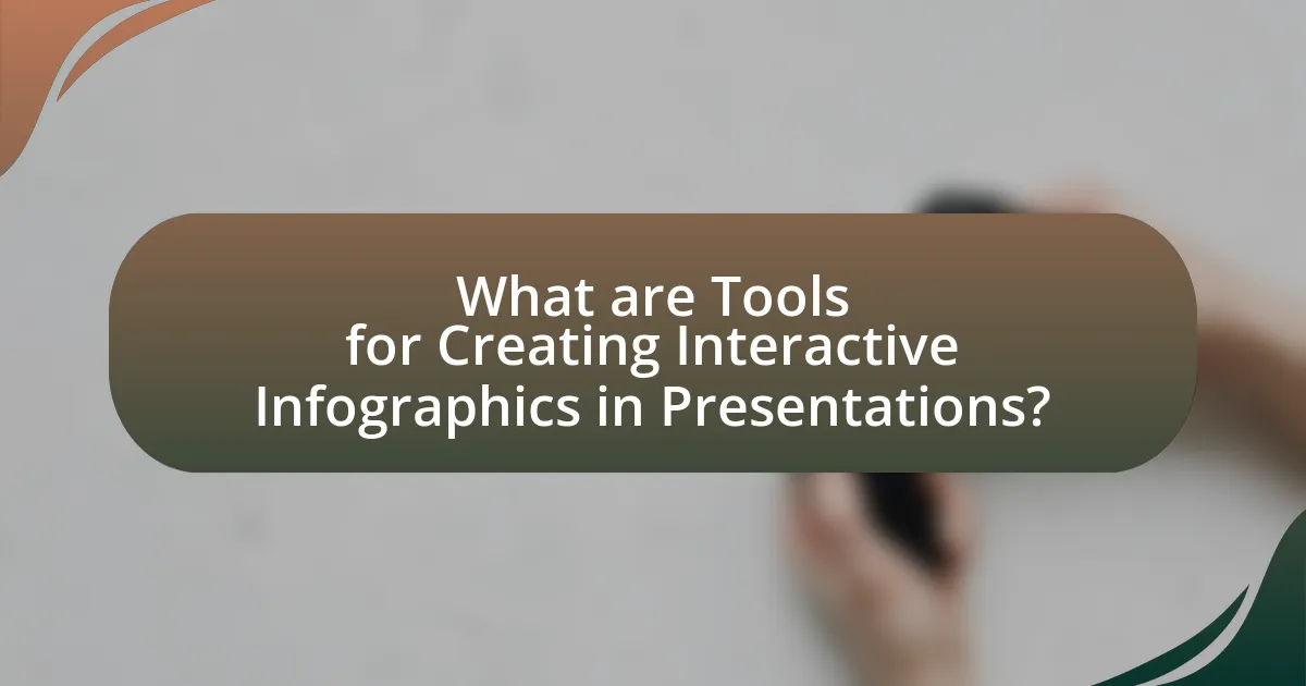 What are Tools for Creating Interactive Infographics in Presentations?